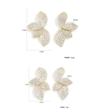 Carregar imagem no visualizador da galeria, Brincos Luxo- Incrustradas Micro Zircônia Cúbica