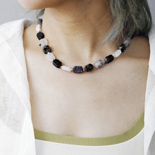 Carregar imagem no visualizador da galeria, Choker de Pedras Naturais-Amazonite-Lapis Lazuli- Quartz