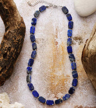 Carregar imagem no visualizador da galeria, Choker de Pedras Naturais-Amazonite-Lapis Lazuli- Quartz