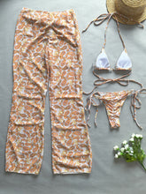 Carregar imagem no visualizador da galeria, Conjunto 03 peças - Biquíni e Saída Estampado