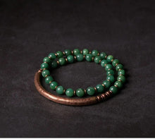 Carregar imagem no visualizador da galeria, Bracelete Retro Vintage - Pedra Semipreciosa