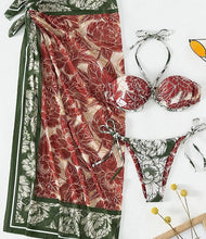 Carregar imagem no visualizador da galeria, Biquíni SwinWear Estampa Floral - 03 Peças