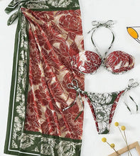 Carregar imagem no visualizador da galeria, Biquíni SwinWear Estampa Floral - 03 Peças