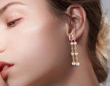 Carregar imagem no visualizador da galeria, Choker de Corrente com pérolas barroca (Prata 925).