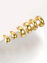 Carregar imagem no visualizador da galeria, Brincos - estilo gota - 03 peças
