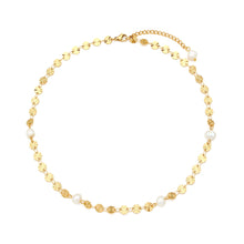 Carregar imagem no visualizador da galeria, Conjunto de Colar e Pulseira com Pérola de Agua Doce