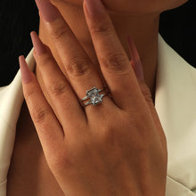 Carregar imagem no visualizador da galeria, Anel Barra Quadrada -Desing Geométrico