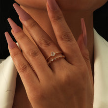 Carregar imagem no visualizador da galeria, Anel Barra Quadrada -Desing Geométrico