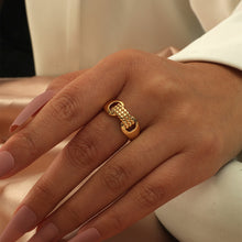 Carregar imagem no visualizador da galeria, Anel Barra Quadrada -Desing Geométrico