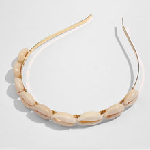 Carregar imagem no visualizador da galeria, Brincos Concha Natural estilo Boêmio Verão