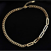 Carregar imagem no visualizador da galeria, Chocker Corrente - Elos Geométricos