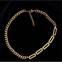 Carregar imagem no visualizador da galeria, Chocker Corrente - Elos Geométricos