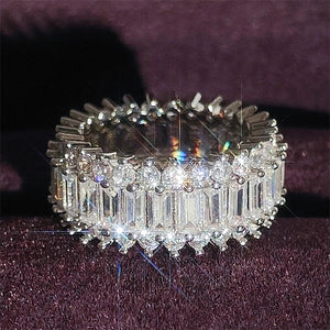 Anel de Cristal Zircônia Cúbica - Variados tons