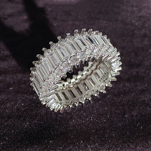Anel de Cristal Zircônia Cúbica - Variados tons