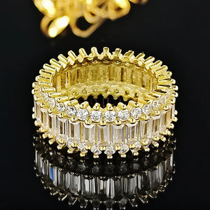 Anel de Cristal Zircônia Cúbica - Variados tons