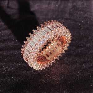 Anel de Cristal Zircônia Cúbica - Variados tons