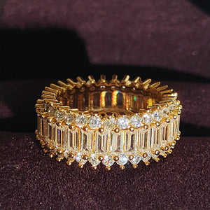 Anel de Cristal Zircônia Cúbica - Variados tons