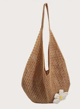 Carregar imagem no visualizador da galeria, Bolsa-Bag Algodão com Detalhe Flor
