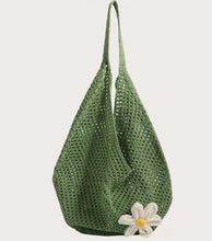 Carregar imagem no visualizador da galeria, Bolsa-Bag Algodão com Detalhe Flor
