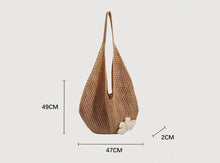 Carregar imagem no visualizador da galeria, Bolsa-Bag Algodão com Detalhe Flor
