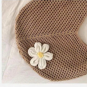 Bolsa-Bag Algodão com Detalhe Flor