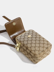 Bolsa Pequena Xadrez  estilo Retro