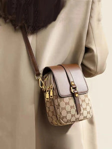 Bolsa Pequena Xadrez  estilo Retro