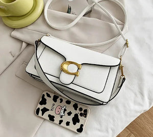 Bolsa Quadrada em Couro