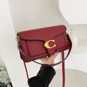 Bolsa Quadrada em Couro