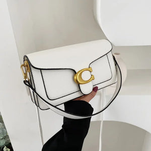 Bolsa Quadrada em Couro