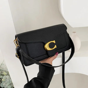 Bolsa Quadrada em Couro