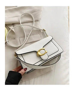 Bolsa Quadrada em Couro