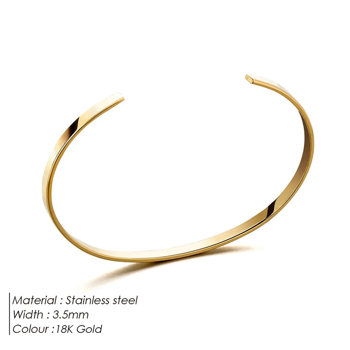Bracelete Aço inoxidável Unissex