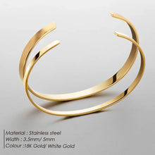 Carregar imagem no visualizador da galeria, Bracelete Aço inoxidável Unissex

