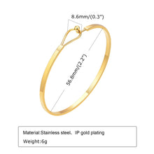 Carregar imagem no visualizador da galeria, Bracelete Dourado - Aço Inoxidável
