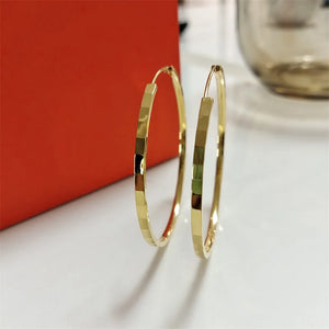 Brincos de Argolas  - Banho em Ouro 18k