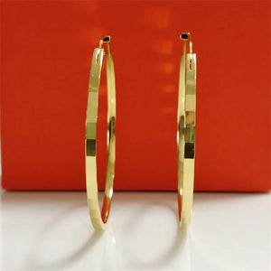 Brincos de Argolas  - Banho em Ouro 18k