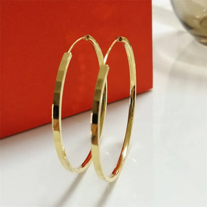 Brincos de Argolas  - Banho em Ouro 18k