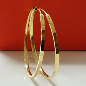 Brincos de Argolas  - Banho em Ouro 18k