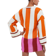 Carregar imagem no visualizador da galeria, Chemise Curto Lênin - Moda Praia
