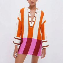 Carregar imagem no visualizador da galeria, Chemise Curto Lênin - Moda Praia
