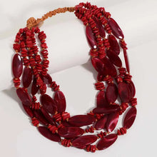Carregar imagem no visualizador da galeria, Colar Boho Várias camadas com miçangas
