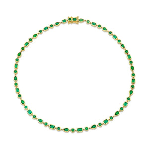 Colar Zircônia Cúbica Verde