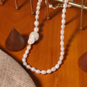 Colar de Pérolas de Água Doce Barroca