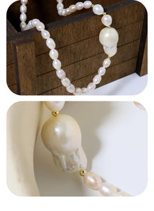 Colar de Pérolas de Água Doce Barroca