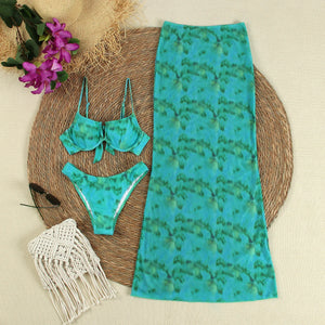 Conjunto de Biquíni e Saída de Praia Estampa Exclusiva