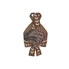 Carregar imagem no visualizador da galeria, Maiô de três peças com estampa vintage Tropical África
