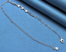 Carregar imagem no visualizador da galeria, Pulseira Corrente de Coração - Banho em Ouro 18k - 925
