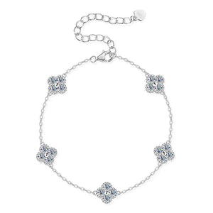 Pulseira de Prata 925 - Trevo