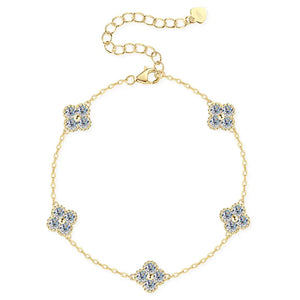 Pulseira de Prata 925 - Trevo